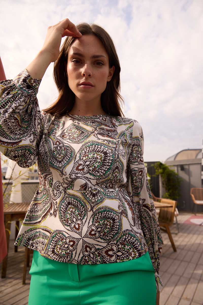 BLOUSE KIMONO