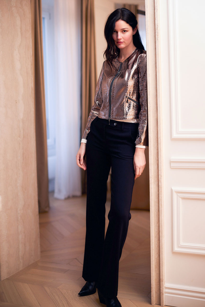 BLOUSON CROCO