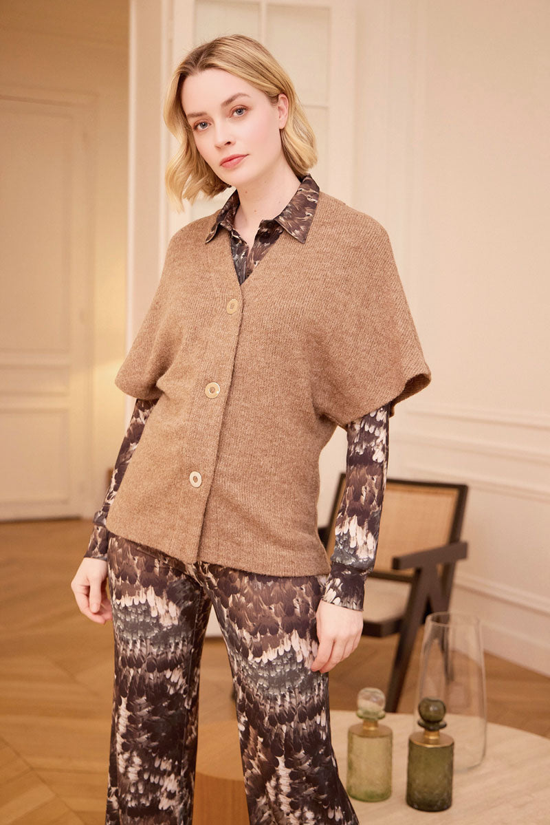 CARDIGAN MOHA