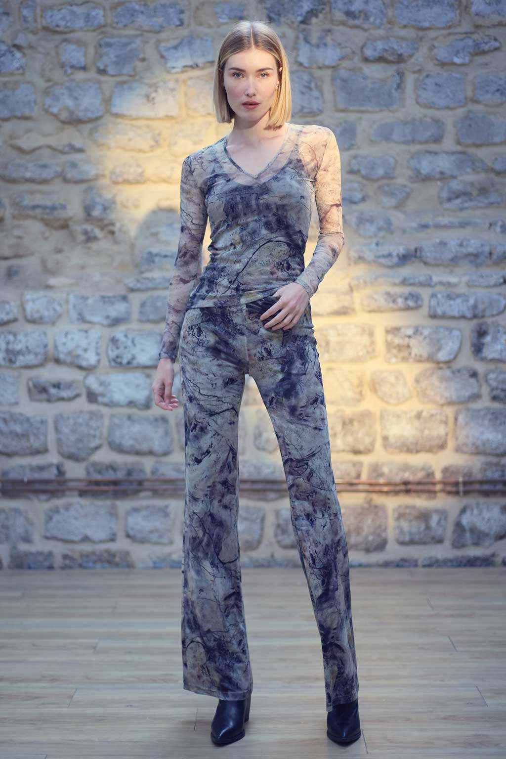 PANTALON MARBRE