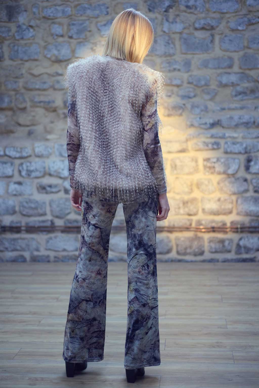PANTALON MARBRE